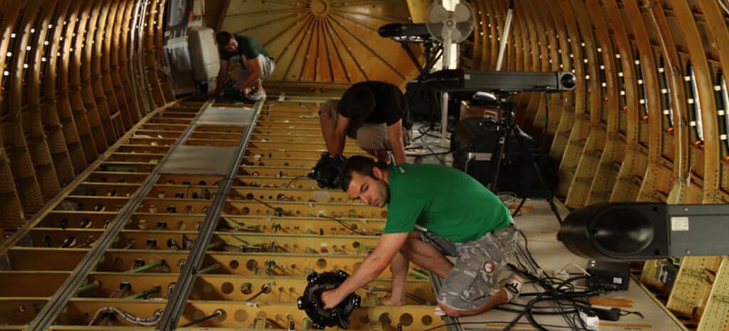 Escaneado 3D para diseñar aviones